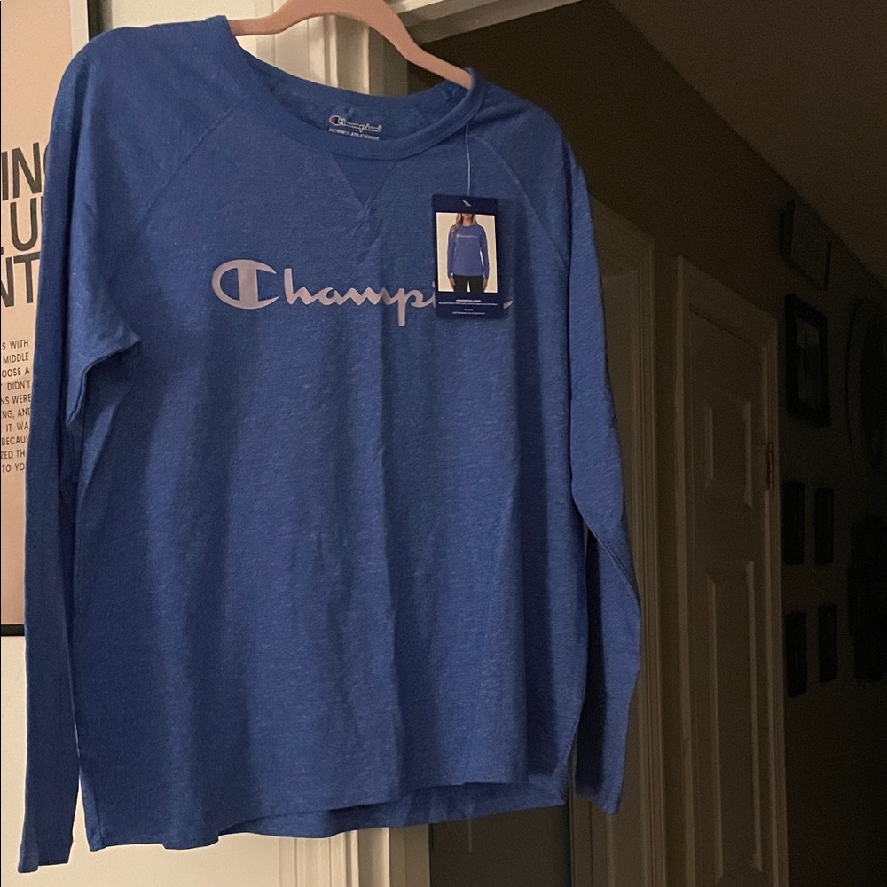Champion Classic Blue Crewneck Top